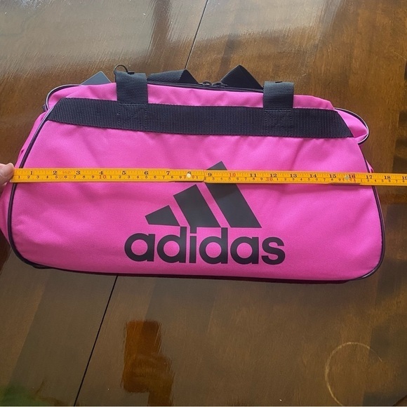 ADIDAS DIABLO SMALL DUFFEL Gym Bag adjustable shoulder strap padded haul handle - Picture 6 of 13